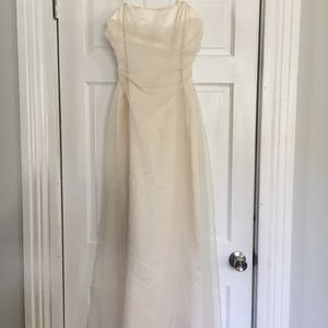 Vintage elegant prom, wedding, or graduation gown